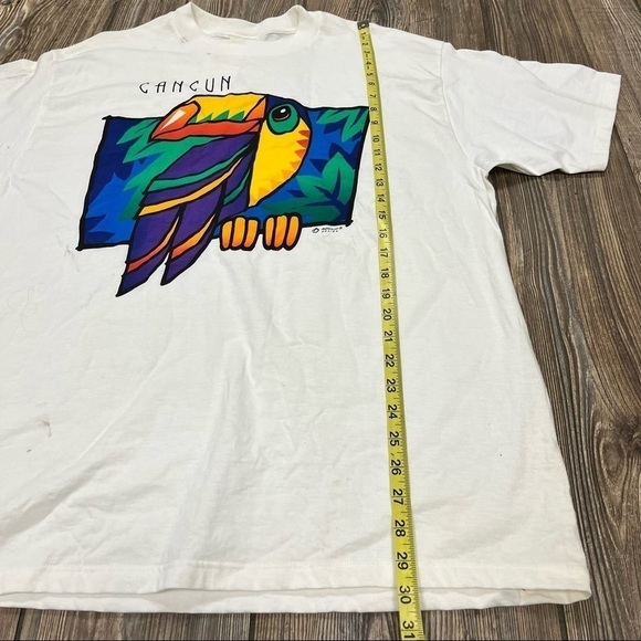 VINTAGE Cancun Shirt Large Toucan Tropical Vacation Tee NWT - Picture 11 of 11